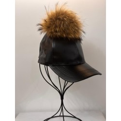 Visera polipiel pompon  zorro