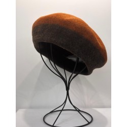 Boina camel y marron