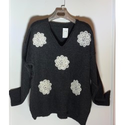 Jersey flores brillo